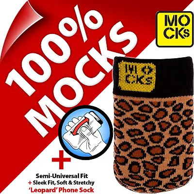 $4.38 • Buy Mocks Leopard Mobile Phone MP3 Sock Case Cover Pouch For IPhone 4 4S 5 5S 5C SE