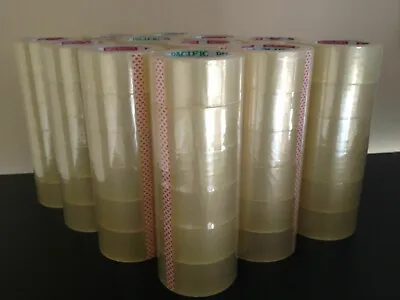 36 Rolls Carton Sealing Clear Packing Tape Box Shipping 1.8 Mil 2  X 110 Yards • $42.87