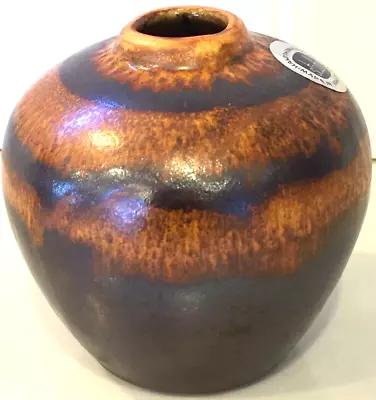 Vintage Judaica Ceramic Vase By KERNAT In Israel Judaism Jerusalem Jewish • $20
