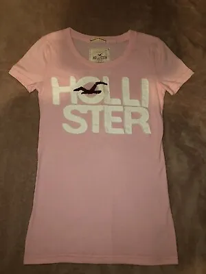 $20 • Buy Hollister Women’s Pink T-shirt, Size XS