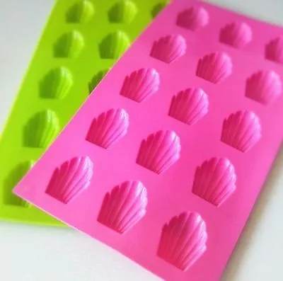 15 Holes Madeleine Silicone Cake Baking Mould Pan Shell Cookie Biscuit DIY Molds • £4.67