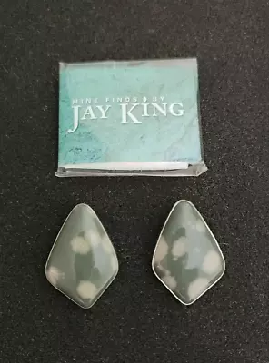 Jay King DTR Mine Finds Sterling Silver Sea Flower Stone Post Earrings MSRP $100 • $69.50