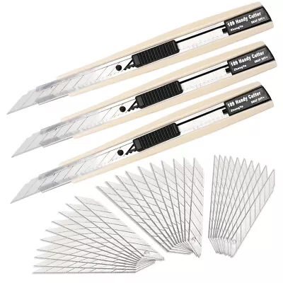 3P Vinyl Wrap Knife Window Film Cutting Knife & 30 PCS 30 Degree Snap Off Blades • $13.29