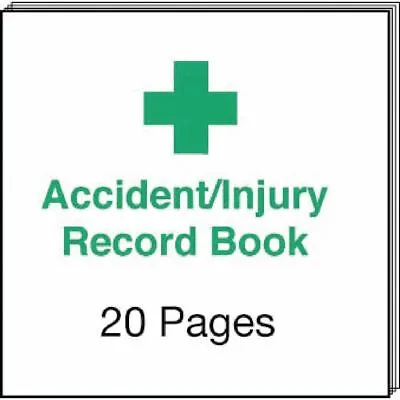 £14.71 • Buy First Aid Accident Report Book & Injury Log - 20 Pages Emergency Medical Booklet