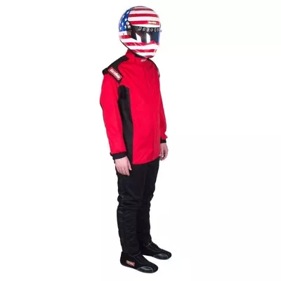 RaceQuip Single Layer Racing Driver Fire Suit Jacket SFI 3.2A/1 2XL Red 131917 • $109.95