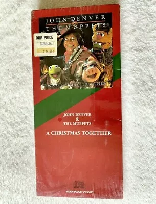 John Denver & The Muppets Sealed Longbox Cd Christmas Together Promo Jim Henson • $170