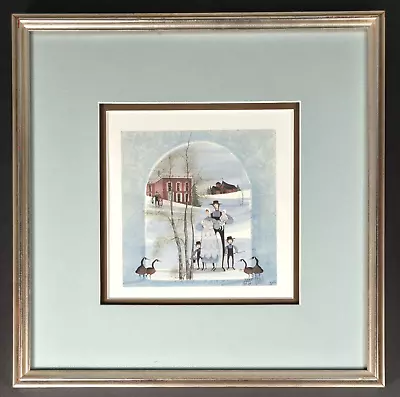 P Buckley Moss FAMILY HERITAGE LE Print Framed Matted Signed #7235/9878 (1990) • $59.95