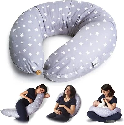 £29.99 • Buy Pregnancy Pillow - Maternity Comfort Pillow Feeding Nursing 100% Cotton Washable