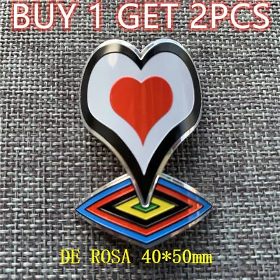 2pcs Vintage De Rosa Bicycle Head Badge Tag Bike Emblem Decals Stickers Emblem • $15