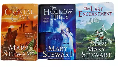 Lot Of 3 The Arthurian Saga By Mary Stewart Paperback Books 1-3 • $20.25