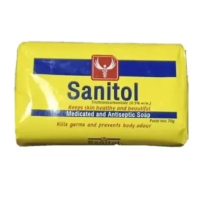 £5.99 • Buy SANITOL Medicated And Antiseptic  Soap Anti Bacteria   One Bar 70g