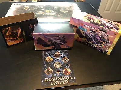 Magic Gathering EMPTY Dominaria United Fat Pack Bundle Box MTG Wizards • $8.99