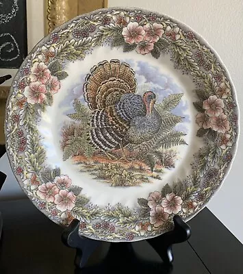 Queens Myott Factory Churchill Thanksgiving Turkey Dinner Plate 10  • $14.90