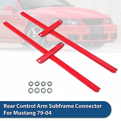 For Mustang/Cobras 79-04 Subframe Connectors Control Arm Red Powder Coated Steel • $59