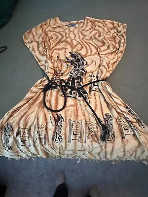 Ritual Robe With Belt Halloween Wicca Pagan Ritual Cosplay Costume Egyptian • $12.99