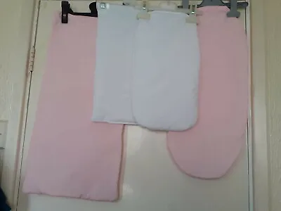 £3.20 • Buy Dolls Bedding White/Pink Mattresses For Dolls Prams, Cots Various Sizes,pillows