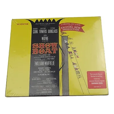 Show Boat - Music CD - Lincoln Center Theater Cast Recording New Sealed Has Wear • $7.64