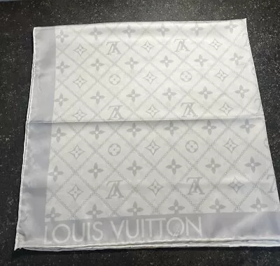 Louis Vuitton Classc Monogram Silk Square Scarf Vintage • £45.99