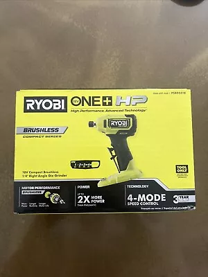 RYOBI 18V ONE+ HP Compact Brushless 1/4  Right Angle Die Grinder • $79.99