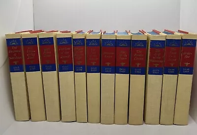 Lot Of 12 ZANE GREY - Walter J. Black Inc Hardcover Books • $42