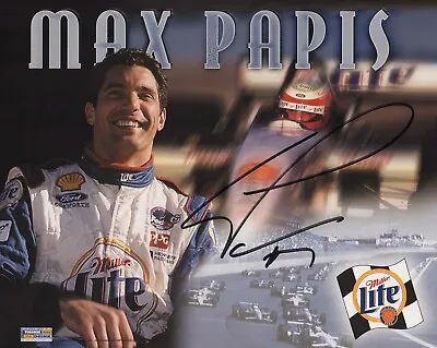MAX PAPIS Signed Autographed  TEAM RAHAL / MILLER LITE  8X10 PROMO PHOTO B - COA • $15.25