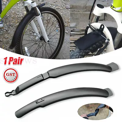 Mountain Road Bike Bicycle Cycling Tire Front Rear Mudguard Fender Set Mud Guard • $21.30