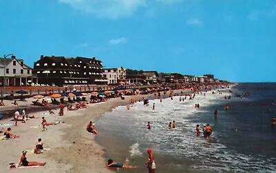 Postcard VA Virginia Beach Shoreline View Hotels Chrome Vintage PC J7334 • $0.47