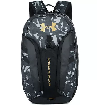 Under Armour Waterproof Backpack School Sports Outdoor Travel Large Capacity Neu • £27.36