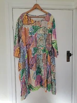 Gorman Dress Size 14 X Arts Project Tulip Organic Cotton Cord Collab • $125