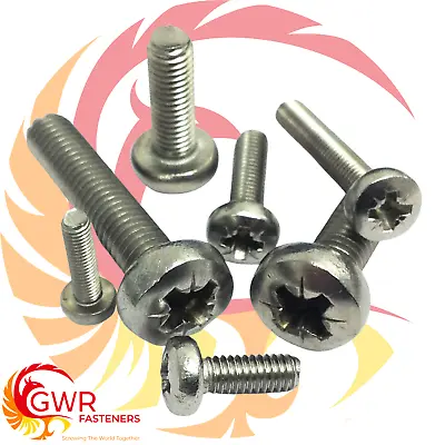 M3 (3mmØ) POZI PAN HEAD MACHINE SCREWS POZI DRIVE BOLTS A2 STAINLESS STEEL POSI • £2.75