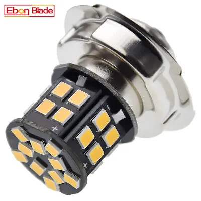 1Pc 6V DC White P26S S3 2835 30 LED Bulb Motorbike Scooter Moped Headllight Lamp • $4.99