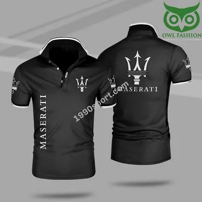 SALE!! - Maserati Logo Classic Style 3D Polo T-Shirt Size S-5XL • $28.40