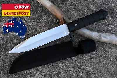 Large Bowie-Hunting And Camping Knife-Combat Knife-Survival-Machete-Large Knife • $44.99