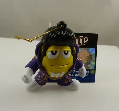 Elvis  M & M  Holiday Ornament Christmas Ornament Kurt S. Adler MM Yellow Purple • $15.99