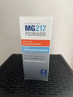 Mg217 Psoriasis Coal Tar Formula Ointment 4 Oz  New In Box • $8