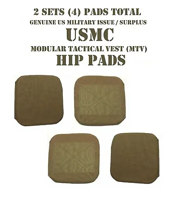 LOT Of 4 US MILITARY USMC HIP PADS SPC MTV IMTV  MOLLE MODULAR TACTICAL VEST NEW • $1.35