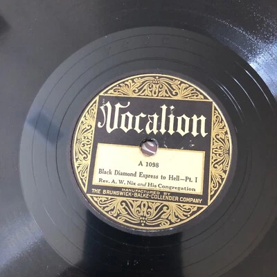 £10.54 • Buy BLUES /GOSP{EL Rev NIX Vocalion 1098 Black Diamond Express To Hell. EE-