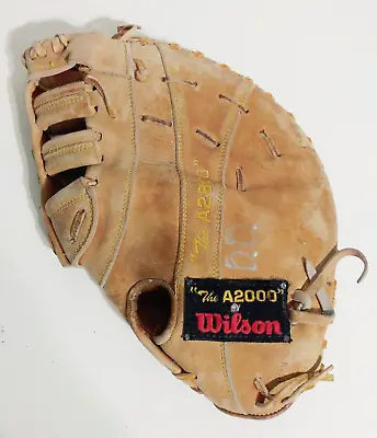 Wilson A2800 First Base Glove Mitt 12” Right Hand Throw A2802 A2000 Vintage • $55