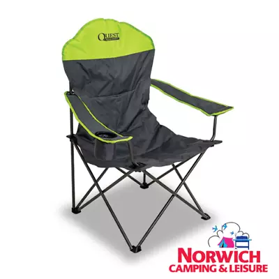 Quest Autograph Concert Pack Away Chair Black & Green • £24.99