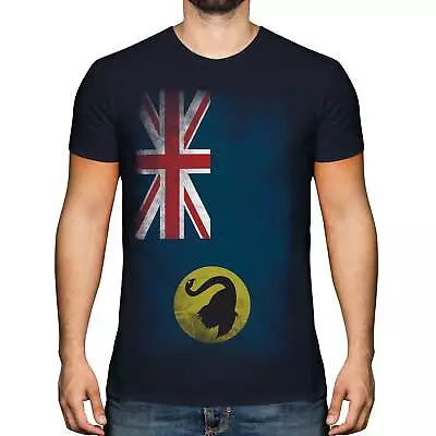 Western Australia Faded Flag Mens T-shirt Tee Top Australian Shirt Jersey Gift • $12.38