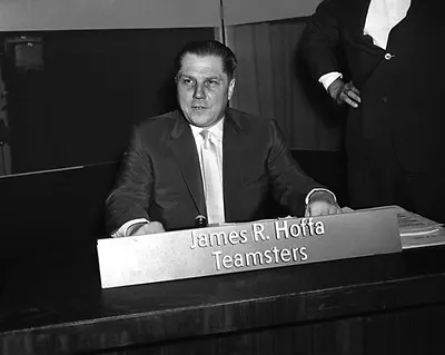 Union Labor Leader JIMMY HOFFA Glossy 8x10 Photo Criminal Print Poster • $5.99