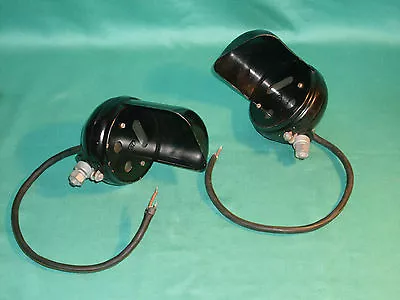 Vintage 2 X Tarnleuchten Lamps  Vw Kdf Bug Split Oval Beetle Unimog  • $455