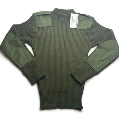 NWT DSCP Valor Collection Men 38 US Military Sweater Men 100% Wool Army Green • $31.94