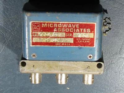 Microwave Associates 7524-PBK Coaxial Switch With BNC Connectors • $59.99