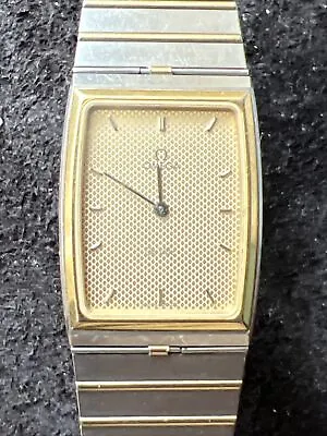 Vintage Omega Deville 1365 Two Tone Ultra Thin Men’s Running • $429