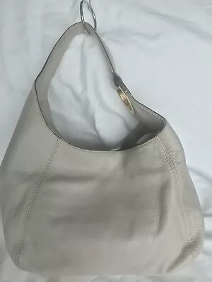 Michael Kors Hobo Bag Cream Real Leather.  See Photos For Measurements. • $48