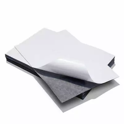 10X Magnetic Sheet A4 X 0.8mm | Self Adhesive | Wedding Card Poster Craft Fridge • £31.20