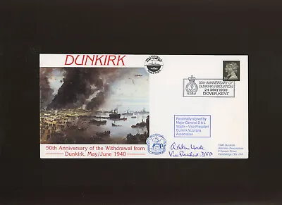 £4.99 • Buy 1990 Operation Dynamo Cover Signed Major General D A L Wade - Vice President