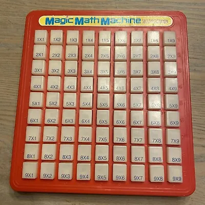 VTG 1988 Magic Math Machine Multiplication Lanard Toys Educational Homeschool • $29.95