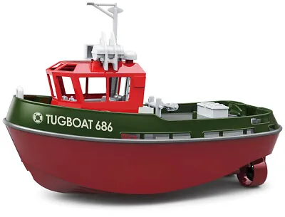 Heng Long 1/72 RTR RC Detailed Scale Tug Boat (280mm) W/ Lights - Green • $89.05